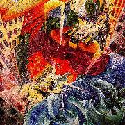 Umberto Boccioni Visioni simultanee oil painting reproduction